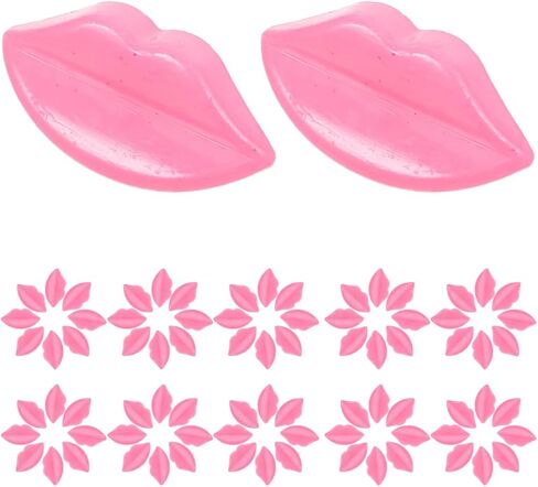 jojofuny 100pcs Flatback Lip Mouth Plastic Doll Mouth Embellishments for Crafting Scrapbooking Sewing Clothes DIY Doll Stuffed Animals Accessories in Saudi Arabia