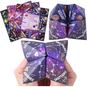 Blosssound 36 Pcs Cootie Catcher Valentines Cards for Kids School Classroom Cootie Game Cosmic Space Paper Origami Crafts for Students Class Valentine Day Exchange Gifts Boys Girls Party Favors in Saudi Arabia