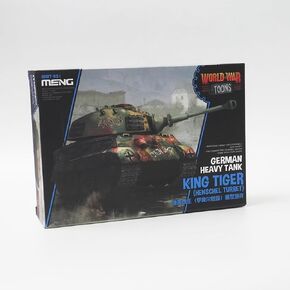 花田制造 Meng WWT-021 World War Toons King Tiger German Heavy Tank (Henschel Turret) أطقم منمذجة in Kuwait
