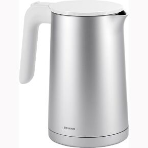 ZWILLING Enfinigy Cool Touch 1-Liter Electric Kettle, Cordless Tea Kettle & Hot Water - Silver in Kuwait