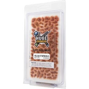 Otherworld Tufts, Yellow Alien Static Grass for Diorama Scenery and Model Basing by Huge Minis 100 Self-Adhesive Grass Tufts in Kuwait