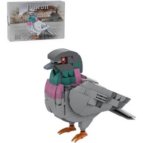 مجموعة مكعبات بناء الحمام الوحشي MOC-208738، نموذج طائر مذهل بتصميم مفصل للبالغين وهواة الجمع والهواة، 255 قطعة in Kuwait