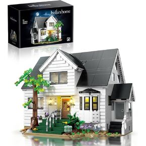 مجموعات مكعبات بناء فيلا مصاص الدماء، 2813+ قطعة حرفة خيالية لمحبي الكتب، لعبة نموذج منزل حديث مع أضواء، تصميم فيلا لمحبي الأفلام، للبالغين والمراهقين والأولاد والبنات in Kuwait