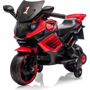 دراجة نارية للأطفال، دراجة نارية كهربائية تعمل ببطارية 6 فولت، مع إطارات مداس، قرن، مصباح أمامي للعمل، موسيقى، عجلات تدريب، ألعاب ركوب ثابتة للأطفال الصغار الأولاد والبنات 3-6، أخضر in Kuwait