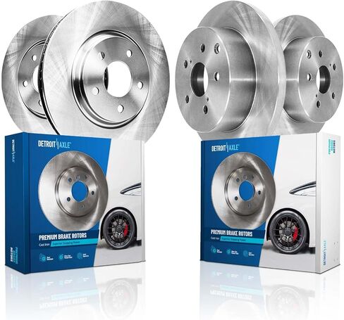 Detroit Axle - Brake Rotors for 2002 2003 2004 Honda Odyssey Disc Brake Rotors Front and Rear Replacement Brakes in Saudi Arabia