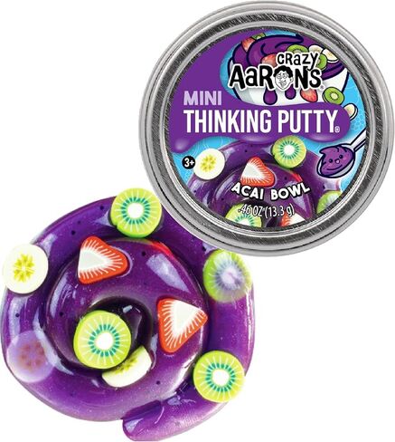 Crazy Aaron's Putty Mini Tins Futbol, Acai Bowl & Owl Gift Set Bundle - 3 Pack (13.3g Each) in Saudi Arabia
