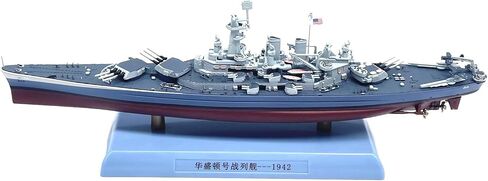 1: 1000 مقياس الحرب العالمية الثانية USS واشنطن BB-56 سفينة حربية سبيكة نموذج باخرة حربية نموذج عسكري دييكاست نموذج باخرة للتجميع in Saudi Arabia