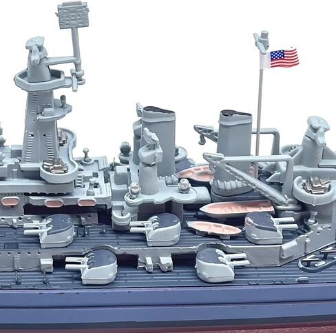 1: 1000 مقياس الحرب العالمية الثانية USS واشنطن BB-56 سفينة حربية سبيكة نموذج باخرة حربية نموذج عسكري دييكاست نموذج باخرة للتجميع in Saudi Arabia