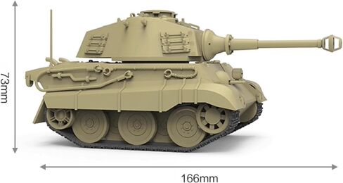 花田制造 Meng WWT-021 World War Toons King Tiger German Heavy Tank (Henschel Turret) أطقم منمذجة in Kuwait