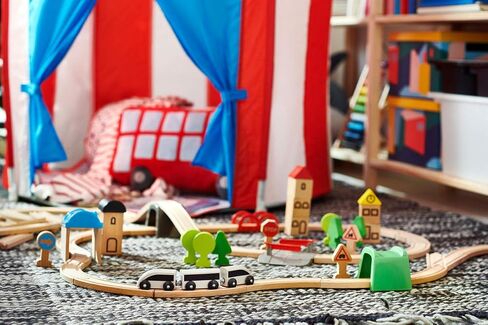 IKEA LILLABO مجموعة بناء مكونة من 45 قطعة مع حاجز in Saudi Arabia