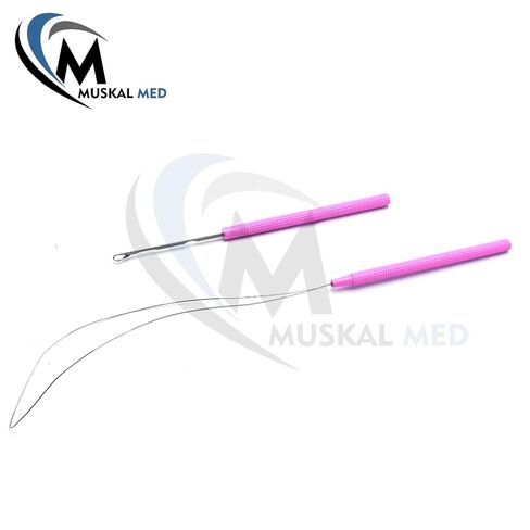 Professional Hair Extension & Beading Tool Kit Remove Plier Set for beads (4 Piece) I-Link Micro Ring Loop Needle Pulling Hook Threader Wire for Silicone Rings (Hot Pink) in Saudi Arabia