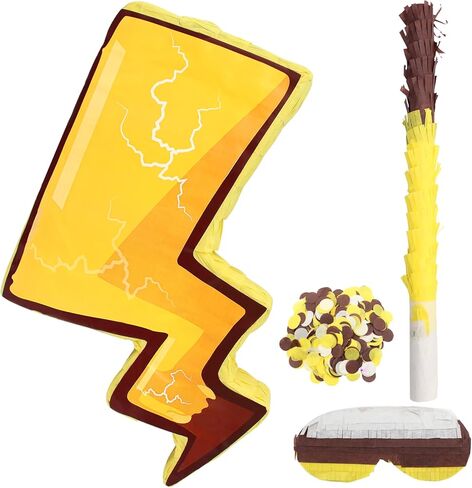 Number 6 Pixel Pinata,Birthday Pinata withwith Blindfold,Confetti and Bat Stick for Groovy Hippie Theme Birthday Party Game Decorations Photo Props Wedding Christmas Party Supplies in Saudi Arabia