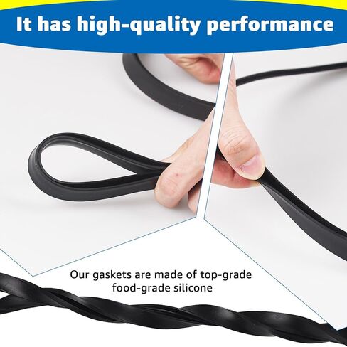 S-3440 Pressure Canner Gasket Compatible with Mirro S-3440 M-312 M-406 M-512 M-522 M-526 M-622 Models Manufactured Before January 1983 in Kuwait