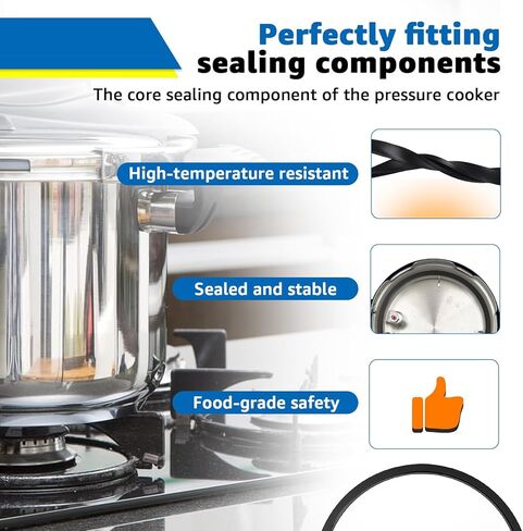 S-3440 Pressure Canner Gasket Compatible with Mirro S-3440 M-312 M-406 M-512 M-522 M-526 M-622 Models Manufactured Before January 1983 in Kuwait