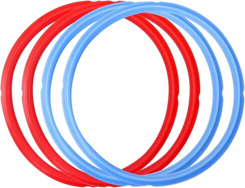 Loner Sealing Ring Fit for Inst ant Pot 5 or 6 quart, IP DUO50, IP DUO60, IP LUX50, IP LUX60, IP LUX60V3, Smart 60, Ultra 6, IP CSG60, IP CSG50 Electric Pressure Cooker, Inner Pot Seal Ring, Pack of 4 in Saudi Arabia