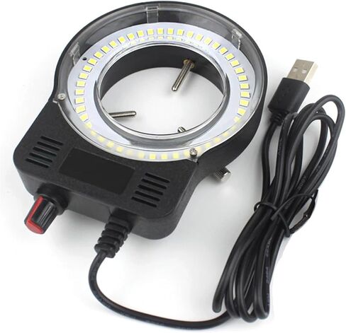 48 LED SMD USB مصباح حلقة قابل للتعديل للمجهر الصناعي والكاميرا الصناعية عدسة مكبرة 110 فولت - 220 فولت 3 وات - 5 وات (D7.4x1.0 مم) in Kuwait