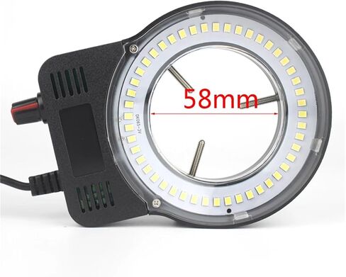 48 LED SMD USB Adjustable Ring Light Lamp for Industrial Microscope Industrial Camera Magnifying Glass 110V-220V 3W-5W (D7.4x1.0mm) in Saudi Arabia