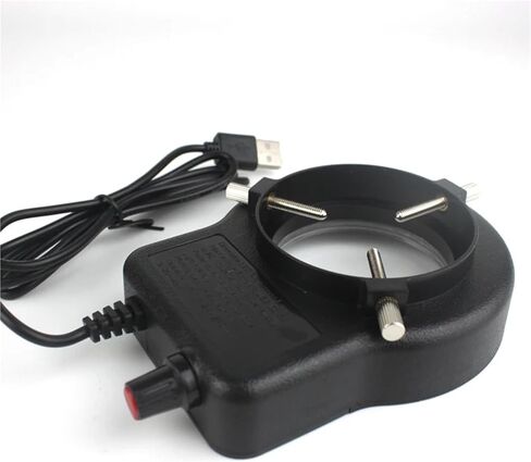 48 LED SMD USB Adjustable Ring Light Lamp for Industrial Microscope Industrial Camera Magnifying Glass 110V-220V 3W-5W (D7.4x1.0mm) in Saudi Arabia