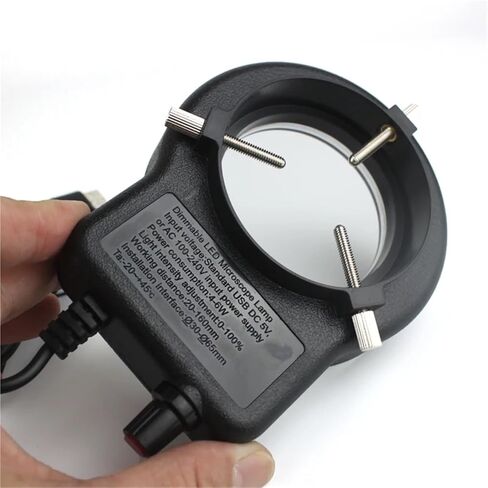 48 LED SMD USB Adjustable Ring Light Lamp for Industrial Microscope Industrial Camera Magnifying Glass 110V-220V 3W-5W (D7.4x1.0mm) in Saudi Arabia