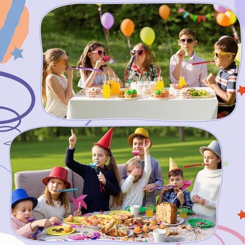 50 Pcs Red Party Blowers for Kids Funny Blower Noise Makers Blowouts Horns Whistles Perfect for Birthday Parties New Years Sporting Events Party Supplies (Red) in Saudi Arabia