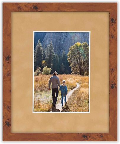 Poster Palooza 8x10 Mat Bevel Cut for 5x7 Photos - Acid Free Beige Suede Precut Matboard - For Pictures, Photos, Framing - 4-ply Thickness in Saudi Arabia