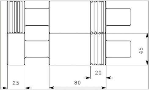 Durston Tools Durston Tools 1001 Mini C80E Eco 80 مم مطحنة درفلة مع بكرات جانبية نصف مستديرة in Kuwait