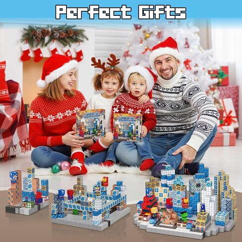 كتل مغناطيسية من جروسلاند - 200 قطعة مكعبات مغناطيسية، مكعبات بناء مغناطيسية، ألعاب حسية الجذعية مونتيسوري لعمر 3 4 5 6 7 8-13 سنة للأولاد والبنات عيد ميلاد للأطفال in Kuwait