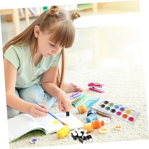 jojofuny 10 Pcs Sponge Paint Daubers Set with Watercolor Painting Kit for DIY Crafts for Finger Painting Drawing Stamping and Creative Projects in Saudi Arabia