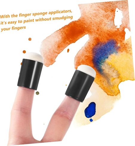 jojofuny 10 Pcs Sponge Paint Daubers Set with Watercolor Painting Kit for DIY Crafts for Finger Painting Drawing Stamping and Creative Projects in Saudi Arabia