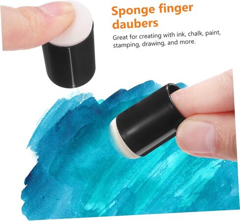 jojofuny 10 Pcs Sponge Paint Daubers Set with Watercolor Painting Kit for DIY Crafts for Finger Painting Drawing Stamping and Creative Projects in Saudi Arabia