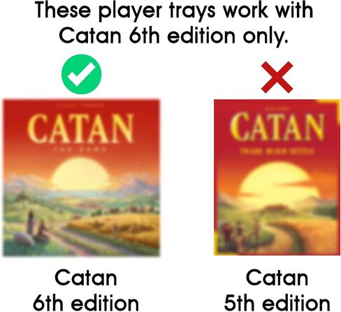 Player Trays for Catan 6th Edition (6 Players) in Saudi Arabia
