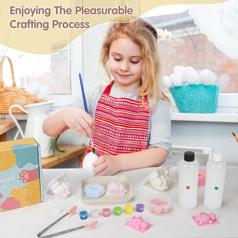 مجموعة Starry Taba Squishy Kit 500 جرام مجموعة صنع اسفنجي Taba DIY مع سيليكون سائل 1:1 AB يعالج بشكل أسرع تمامًا وخالي من الفقاعات مع 6 قوالب، مسحوق متدفق كهدية لتخفيف التوتر in Kuwait