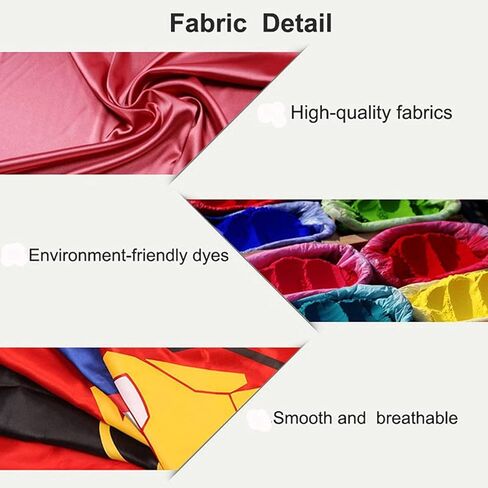Kids Superhero Capes Set Costume with Wristbands Toys for Birthday Party Christmas Gift Red-Rosa(4PCS) in Saudi Arabia