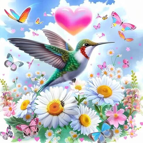 Skyboda Lotus Diamond Painting Kits for Kids Beginners, Flower Diamond Art Kit, DIY Full Round Drill Diamond Dot Gem Art Kits for Adults, Home Wall Decor 12x16 inch in Saudi Arabia