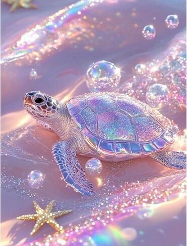 Skyboda Lotus Diamond Painting Kits for Kids Beginners, Flower Diamond Art Kit, DIY Full Round Drill Diamond Dot Gem Art Kits for Adults, Home Wall Decor 12x16 inch in Saudi Arabia