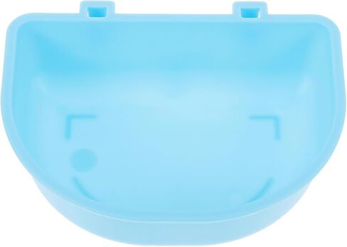 Luxshiny Hanging Plastic Cat Food Bowl and Water Feeder for Small Cats and Puppies, Portable Pet Bowl with Clip for Kennels and Travel, Blue Sturdy Pet Feeding Dish in Saudi Arabia