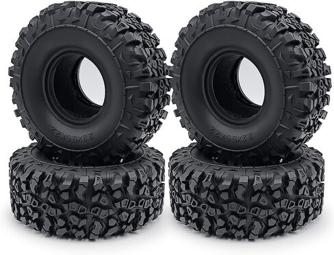 4Pcs 2.2 Inch RC Crawler Tires Mud Terrain Rubber Tyre Set 140mm for Wraith 90048(RR10) Upgrade Parts in Saudi Arabia