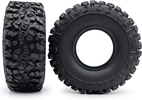 4Pcs 2.2 Inch RC Crawler Tires Mud Terrain Rubber Tyre Set 140mm for Wraith 90048(RR10) Upgrade Parts in Saudi Arabia