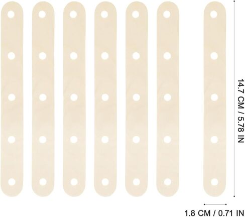 100pcs Wooden Nature Ice Cream Sticks with Holes Wood Color Large Popsicle Sticks Wooden Craft Rods for DIY Craft (Nature Color) in Saudi Arabia