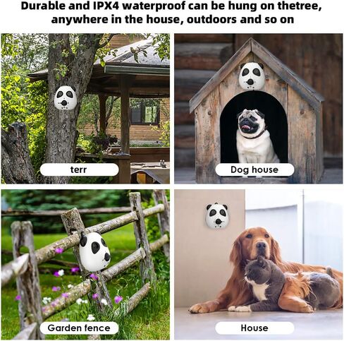 Anti Barking Device for Dogs, Ultrasonic Dog Bark Deterrent Devices, Cute Panda Style Dog Barking Deterrent Devices,3 Modes Bark Box, Dog Barking Stopper Long Range for Indoor & Outdoor Use in Saudi Arabia