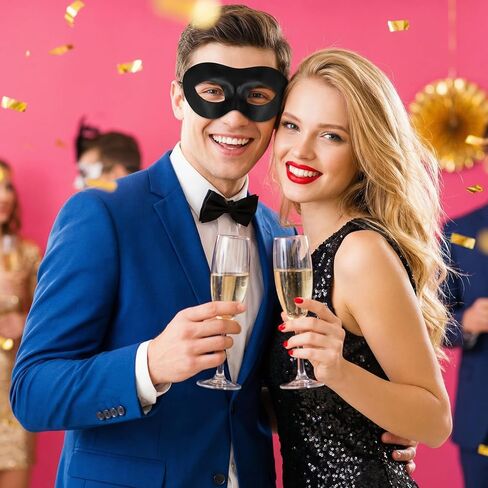 Yookat 6 Pieces Masquerade Mask Venetian Mask Halloween Masquerades Masks for Men Women in Saudi Arabia