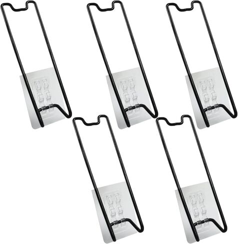 5Pcs Black Self Adjustable Picture Easel Stand Metal Self Adhesive Picture Frame Easel Small Frame Easel Backs 7.08" Tall for Picture Frame Photo Frame Back in Saudi Arabia