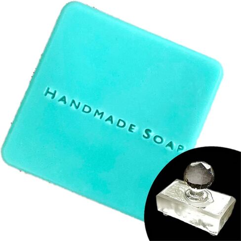 Handmade Soap Words Embossing Stamp Personalized Acrylic Transparent Seal Handmade Making Supplies Personalized Acrylic Soap Making Embossing in Saudi Arabia