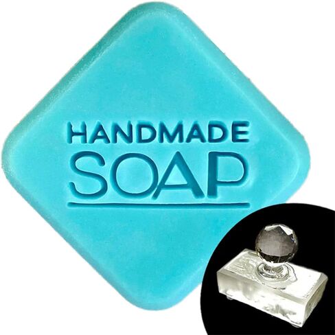 Handmade Soap Words Embossing Stamp Personalized Acrylic Transparent Seal Handmade Making Supplies Personalized Acrylic Soap Making Embossing in Saudi Arabia