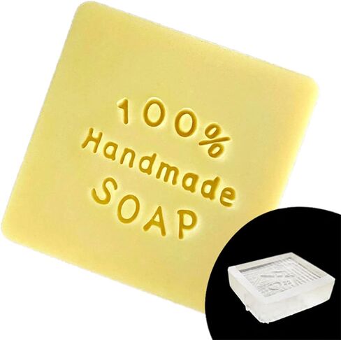 Handmade Soap Words Embossing Stamp Personalized Acrylic Transparent Seal Handmade Making Supplies Personalized Acrylic Soap Making Embossing in Saudi Arabia