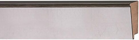 CountryArtHouse Picture Frame Moulding (Wood) 100ft bundle - Contemporary Silver Finish - 2.5" width - 7/16" rabbet depth in Saudi Arabia
