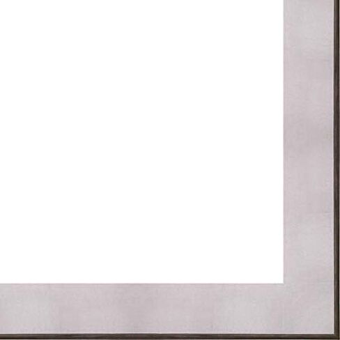 CountryArtHouse Picture Frame Moulding (Wood) 100ft bundle - Contemporary Silver Finish - 2.5" width - 7/16" rabbet depth in Saudi Arabia