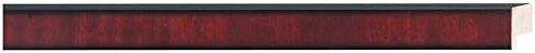 Picture Frame Moulding (Wood) 100ft Bundle - Traditional Mahogany Finish - 0.75" Width - 1/2" Rabbet Depth in Saudi Arabia