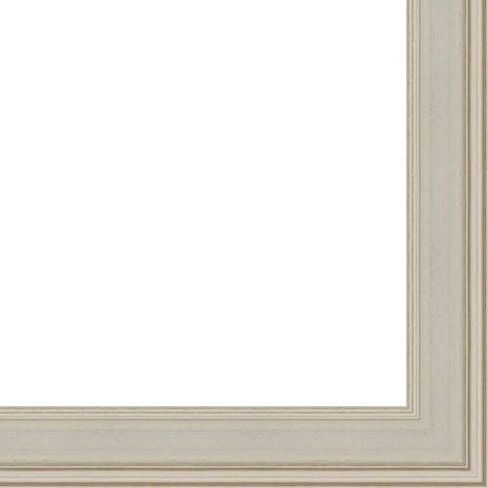 Picture Frame Moulding (Wood) 100ft Bundle - Contemporary Silver Finish - 2" Width - 3/4" Rabbet Depth in Saudi Arabia