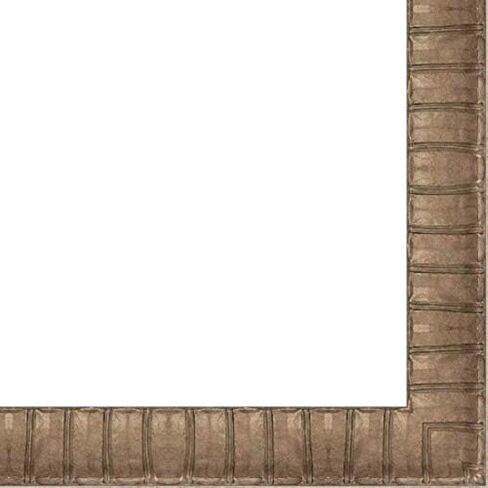 CountryArtHouse Picture Frame Moulding (Wood) 100ft bundle - Ornate Antique Silver Finish - 4.375" width - 3/4" rabbet depth in Saudi Arabia
